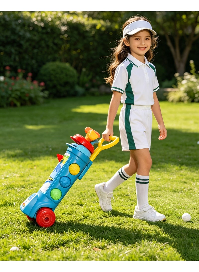YY-Recheer Kids' Golf Practice Set, Indoor & Outdoor Fun Sports Toy for Children, Includes Clubs and Balls for Family Fitness & Play - Image 1