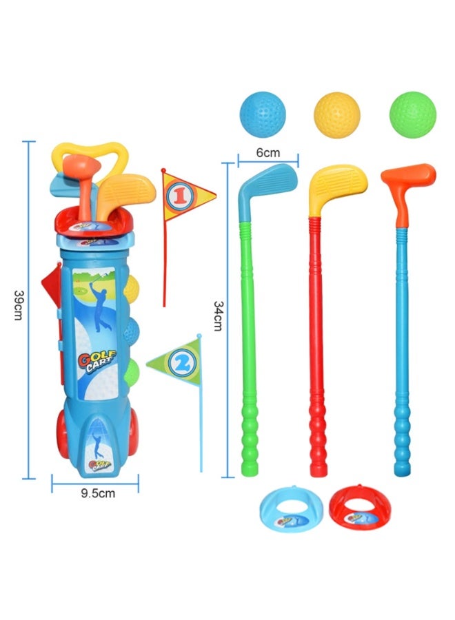 YY-Recheer Kids' Golf Practice Set, Indoor & Outdoor Fun Sports Toy for Children, Includes Clubs and Balls for Family Fitness & Play - Image 2
