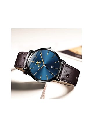 OLEVS Mens Wrist Watches Ultra Thin Minimalist Business