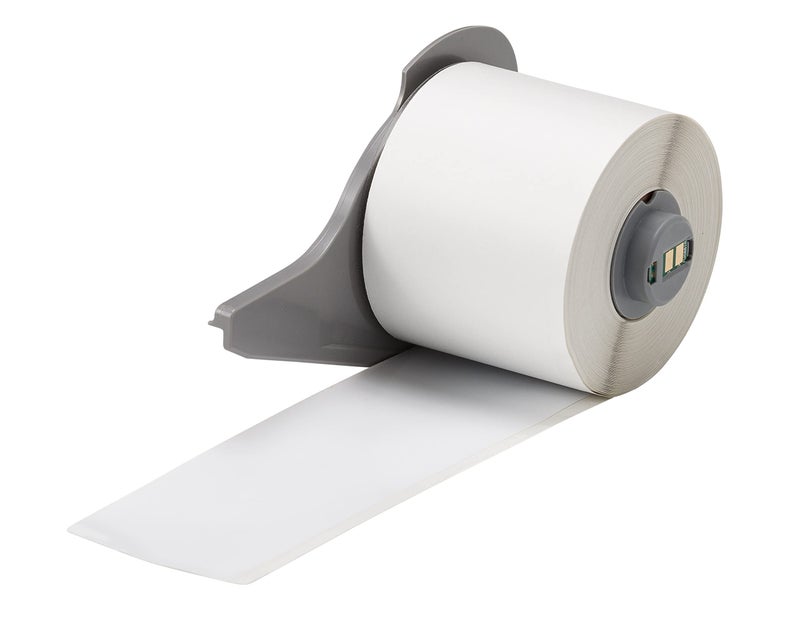 Brady All Weather Permanent Adhesive Vinyl Label Tape for M710 and BMP71 Printers - 2" x 50', White. M7C-2000-595-WT - Image 1
