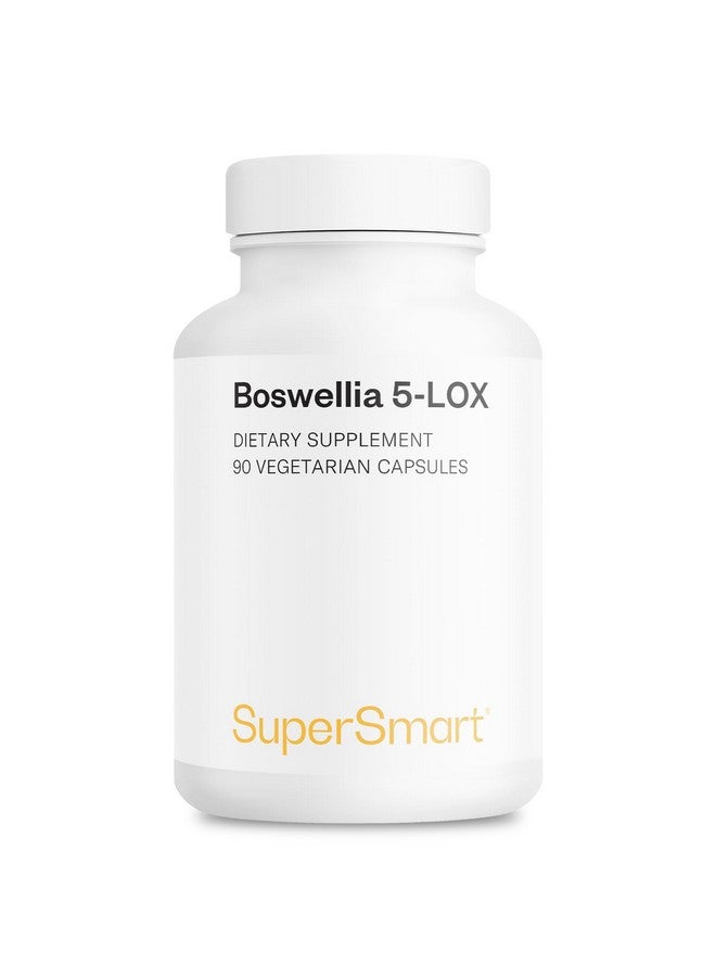 سوبرسمارت - 5-لوكسين 200 ملغ في اليوم (براءة اختراع) - مكمل AKBA - مستخلص 5-لوكسين من بوسويليا سيراتا | خالي من الكائنات المعدلة وراثيًا وخالي من الغلوتين - 90 كبسولة نباتية - Image 1