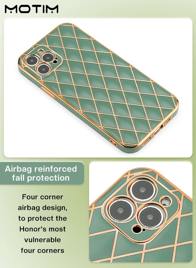 Motim iPhone 14 Pro/14 Pro Max Case Cover with Ring Holder, Plated Soft TPU Kickstand Cover, Slim Shockproof Full-Body Protection Phone Case - Image 4