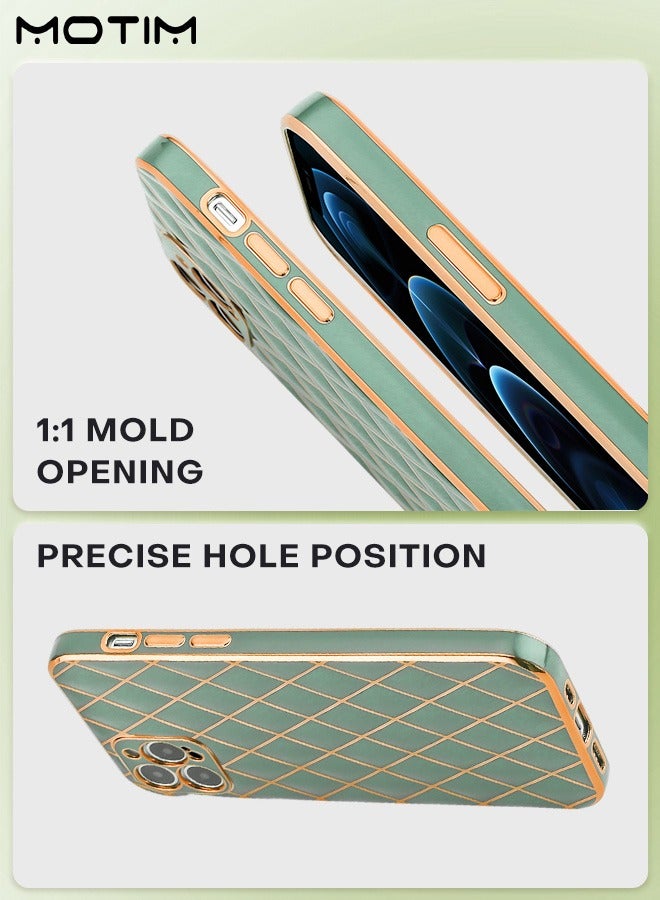 Motim iPhone 14 Pro/14 Pro Max Case Cover with Ring Holder, Plated Soft TPU Kickstand Cover, Slim Shockproof Full-Body Protection Phone Case - Image 5