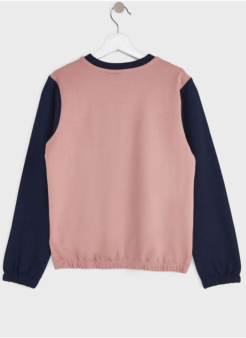 Hummel - Kids Bagga Logo Sweatshirt - Image 1