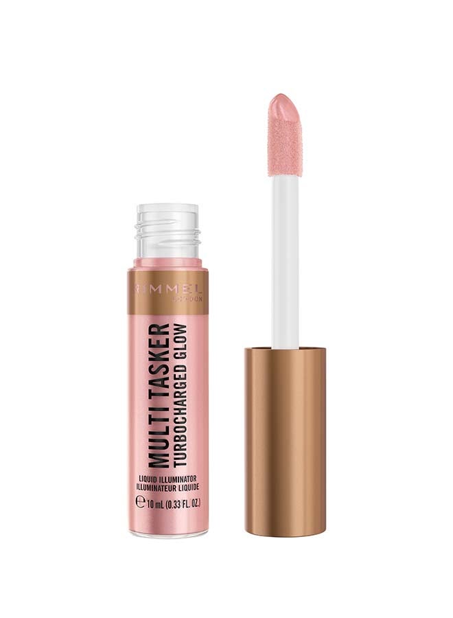 RIMMEL LONDON Multi Tasker Turbocharged Glow Liquid Illuminator - 005 - Iconic as Usual, 10ml - Image 1