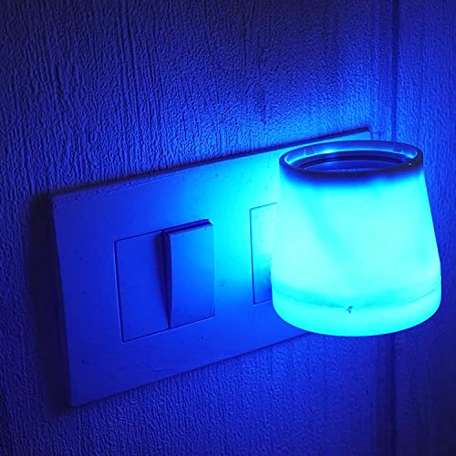 DRAMIQ Plastic Beautiful Kapoor Dani/Aroma Diffuser Cum Night Lamp Essential Oil Diffuser Made In India Electrical Camphor Diffuser Auto-Heating (Blue, 1) - Image 2