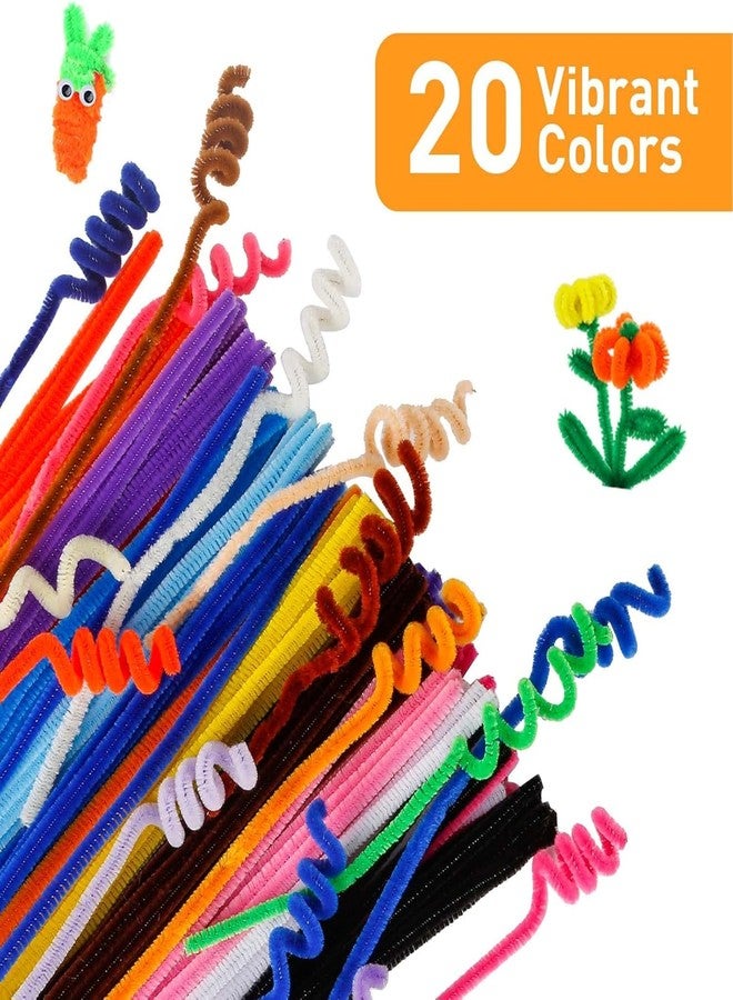 Bluedeal 200 Pieces Craft for Kids Creative Art and Craft Project, Multicolor Sparkly Chenille Stems for Beaded Jewelry and Easter Decorations (Multicolor) - Image 2