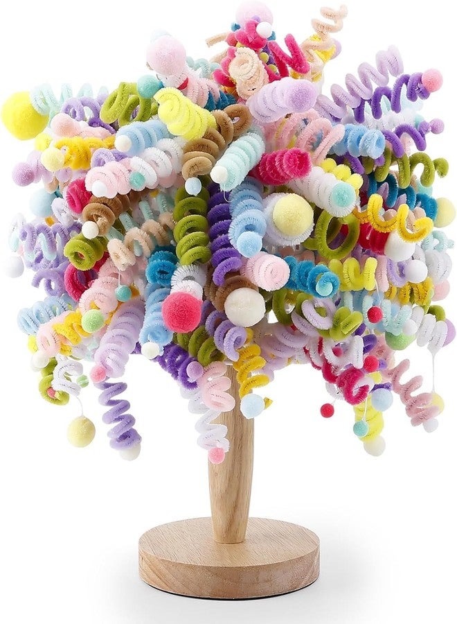 Bluedeal 200 Pieces Craft for Kids Creative Art and Craft Project, Multicolor Sparkly Chenille Stems for Beaded Jewelry and Easter Decorations (Multicolor) - Image 5