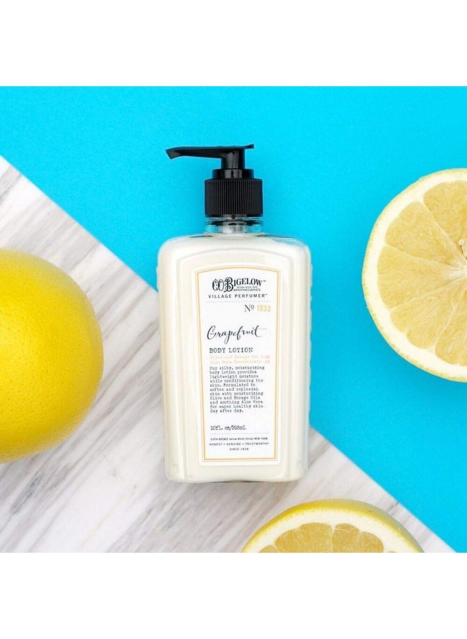 C. O. Bigelow C.O. Bigelow Grapefruit Body Lotion for Women and Men, Village Perfumer Lotion with Olive Oil, Borage Oil, and Aloe Vera Concentrate, 10 fl oz  - Image 2