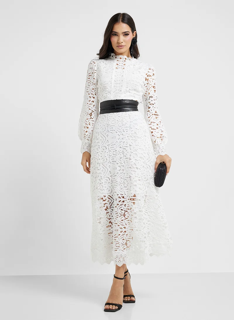 ELLA A-Line Lace Dress