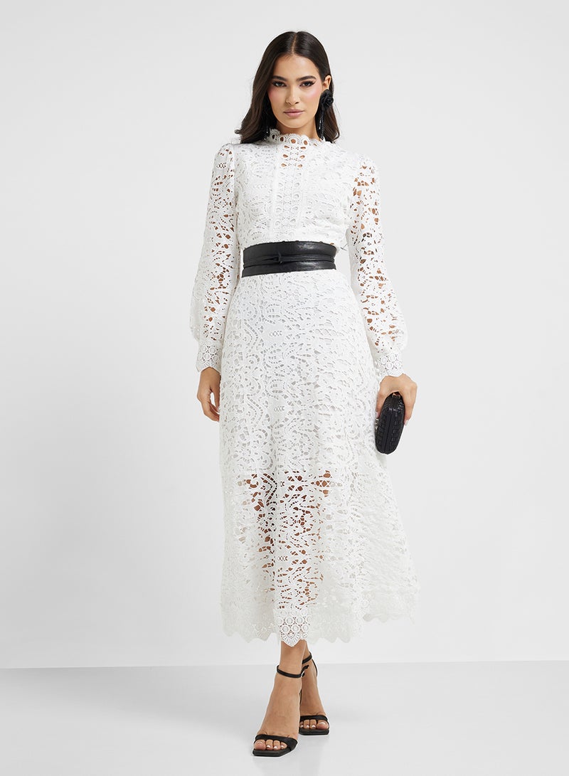 ايلا فستان دانتيل بتصميم - - Image 4