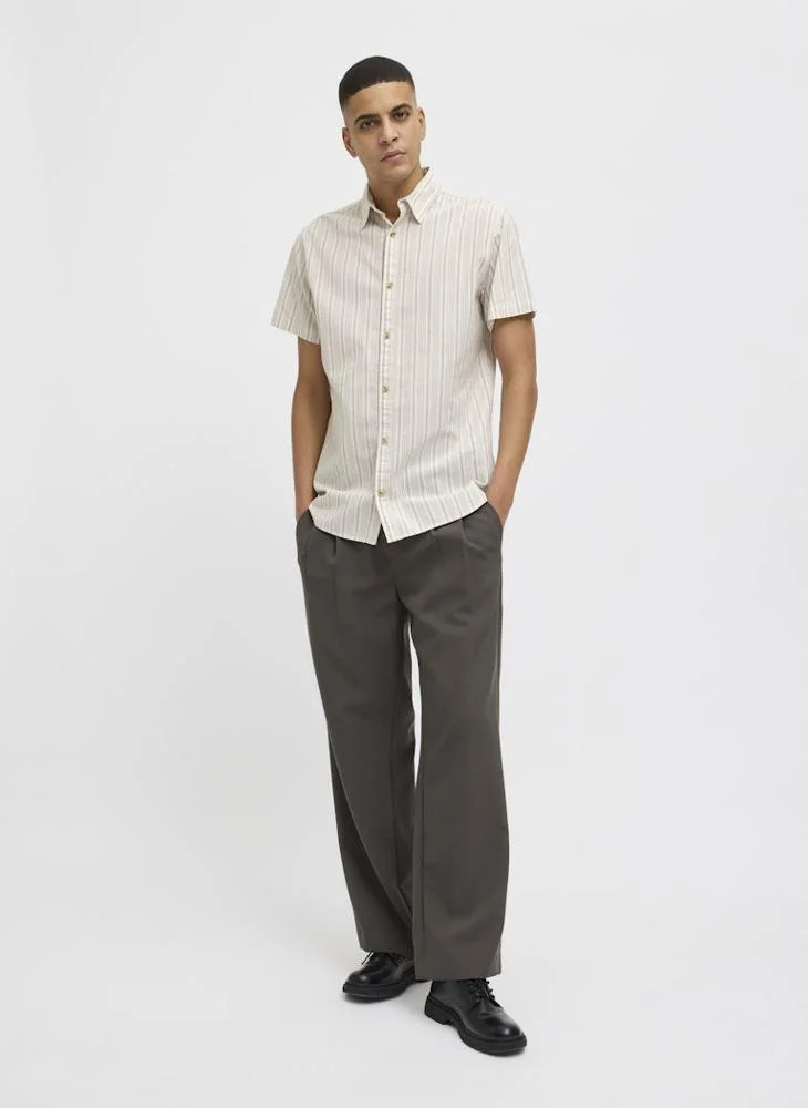 JACK & JONES Jjjoshua Stripe Detail Regular Fit Shirt