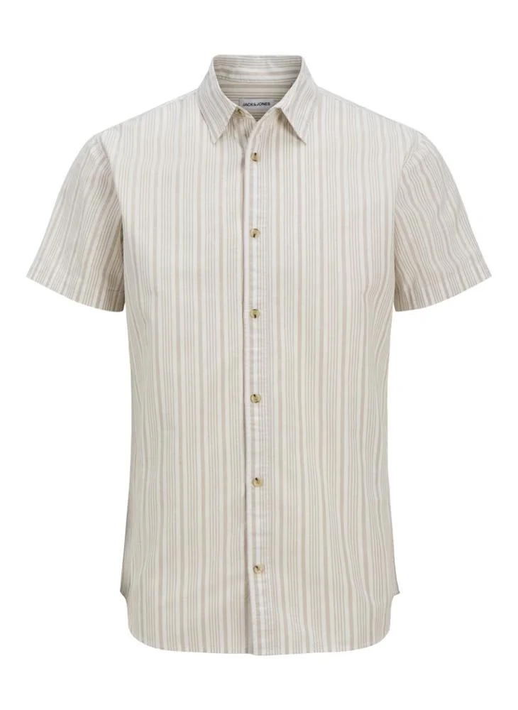 JACK & JONES Jjjoshua Stripe Detail Regular Fit Shirt