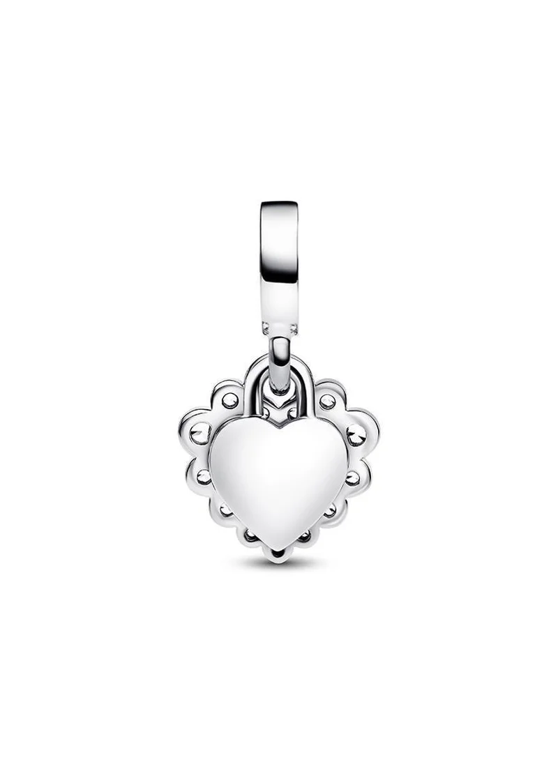 PANDORA Sparkling Heart Double Dangle Charm
