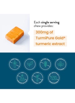 Humann Turmeric Curcumin Chews Supplement High Absorption Turmeric Orange Citrus Flavor From The Makers Of Superbeets 30 Count  - Image 4