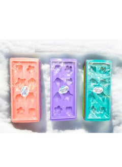 Ghazal 3-Piece Plastic Ice Mold Set, 8 Different Shapes, Size 10*23 Cm (Multi-Colored)  - Image 4