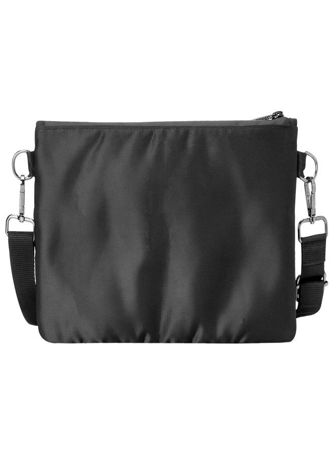 Syutm Stylish Premium Multi Flat Pocket Waist Bag Multi Pocket Travel Handy Pouch Document Money Phone Belt Daily Bag for Men and Women - Image 3