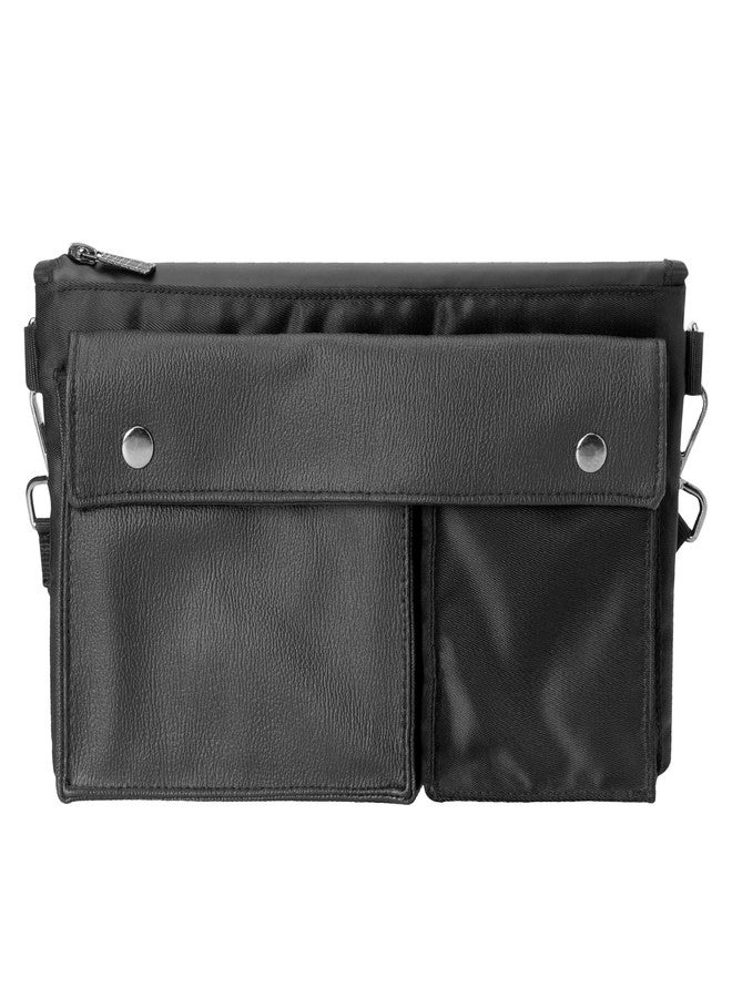 Syutm Stylish Premium Multi Flat Pocket Waist Bag Multi Pocket Travel Handy Pouch Document Money Phone Belt Daily Bag for Men and Women - Image 5