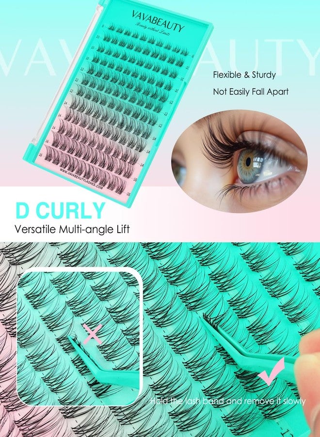 VAVABEAUTY Lashes Clusters IVY Natural Cluster Eyelashes D Curl - Image 3