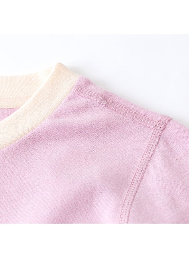 Minibala Autumn And Winter High-waist Belly Protection Thermal Underwear Set For Boys And Girls, Baby Pajamas - Image 3