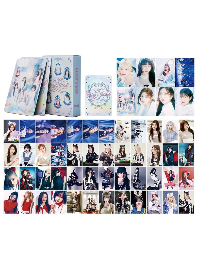 NIBEMINENT 55 Pcs Kpop IVE Fairy's Wish Lomo Cards Card For Fans Collection Gifts - Image 1
