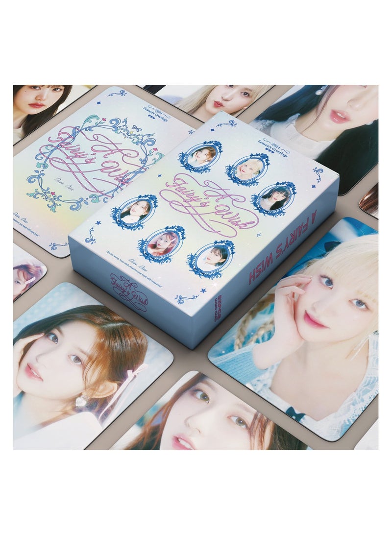 NIBEMINENT 55 Pcs Kpop IVE Fairy's Wish Lomo Cards Card For Fans Collection Gifts - Image 2