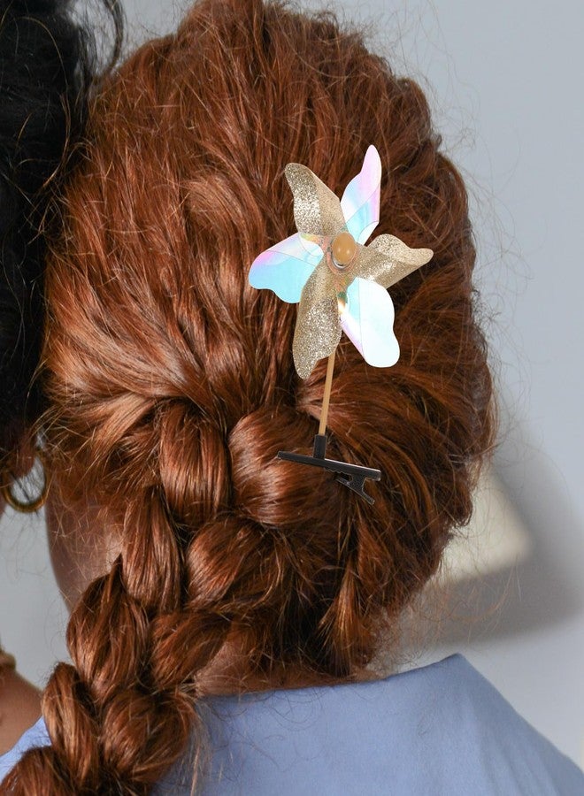 KALLORY 11pcs Windmill Hair Clip Funny Hair Clips Sprout Clips Cute Pinwheel Hairpin Kids Birthday Party BarrettesHair Accessories for Toddlers Girls - Image 2