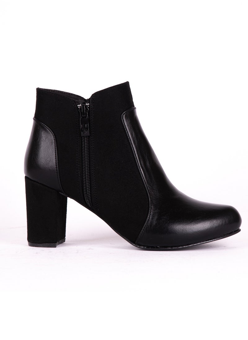 LIFESTYLISH - Ankle Boot R-9 Leather - Black - Image 1