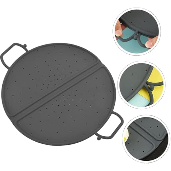 KASTWAVE Silicone Steamer Basket With Durable Handles 12X12In Vegetable Steamer Insert Cooking Rack MultiFunctional Silicone Trivet Food Steamer For Instant Pot Camping And Kitchen Use - Image 4