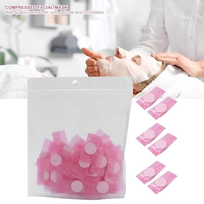 COMPRESSION FACE MASK - Enjoy a unique experience with our Silk Leaf Face Mask, Perfect for Moisturizing and Caring for Skin Anytime and Anywhere.(200pcs) - Image 2