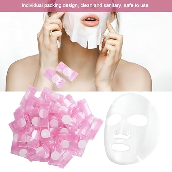 COMPRESSION FACE MASK - Enjoy a unique experience with our Silk Leaf Face Mask, Perfect for Moisturizing and Caring for Skin Anytime and Anywhere.(200pcs) - Image 4