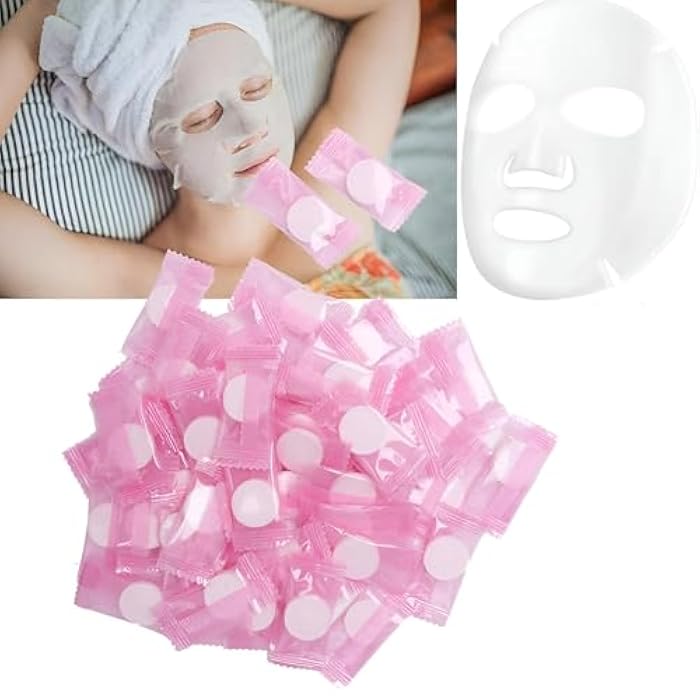 COMPRESSION FACE MASK - Enjoy a unique experience with our Silk Leaf Face Mask, Perfect for Moisturizing and Caring for Skin Anytime and Anywhere.(200pcs) - Image 5