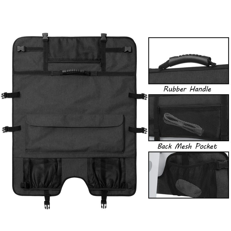 CURMIO Travel Carrying Bag Compatible for Apple 27" iMac, Protective Monitor Dust Cover for 27" LCD Screens and Accessories, Black, Patent Pending - Image 3