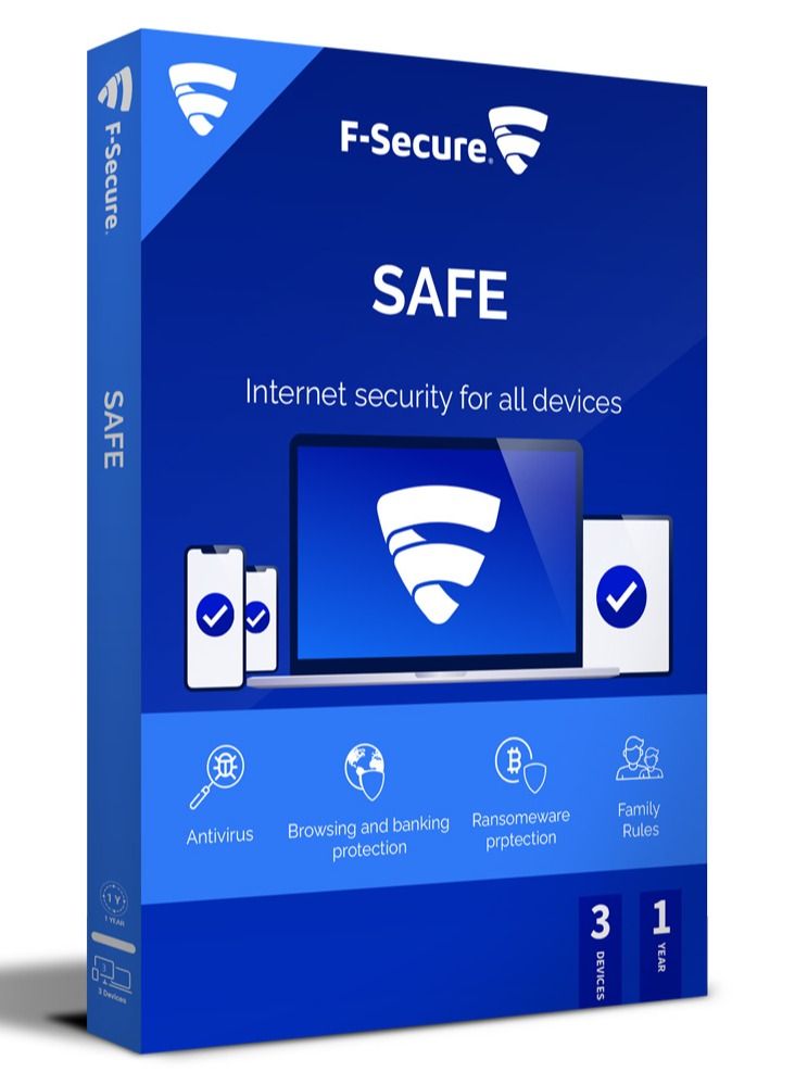 F - SECURE F-Secure SAFE (Multi Device) 3 Device 1 Year