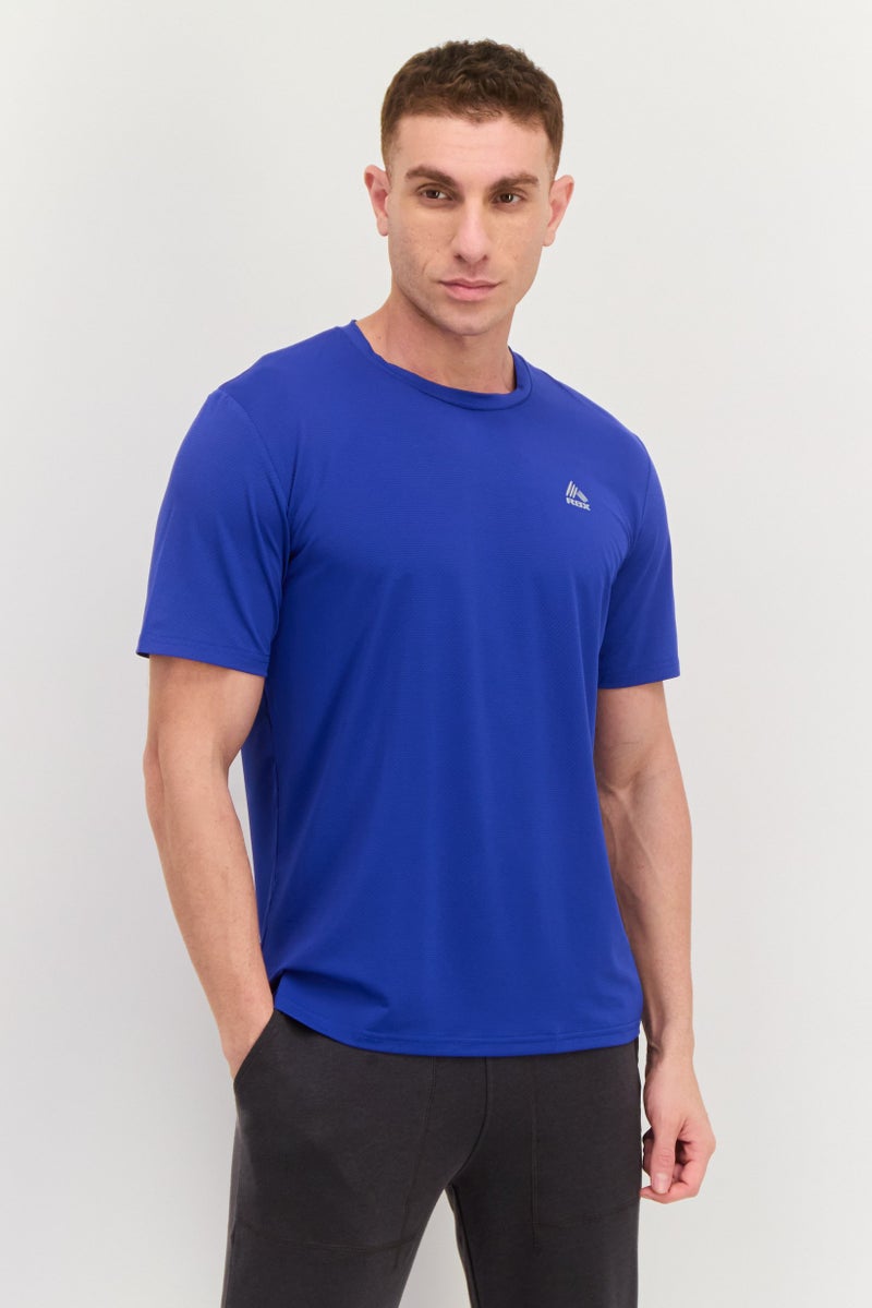 RBX Men Sportwear Fit Long Sleeve Outdoor T Shirt, Blue  - Image 1