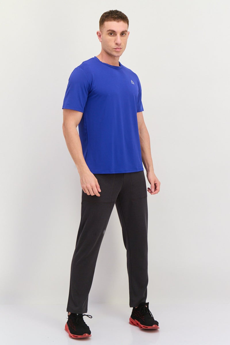 RBX Men Sportwear Fit Long Sleeve Outdoor T Shirt, Blue  - Image 4