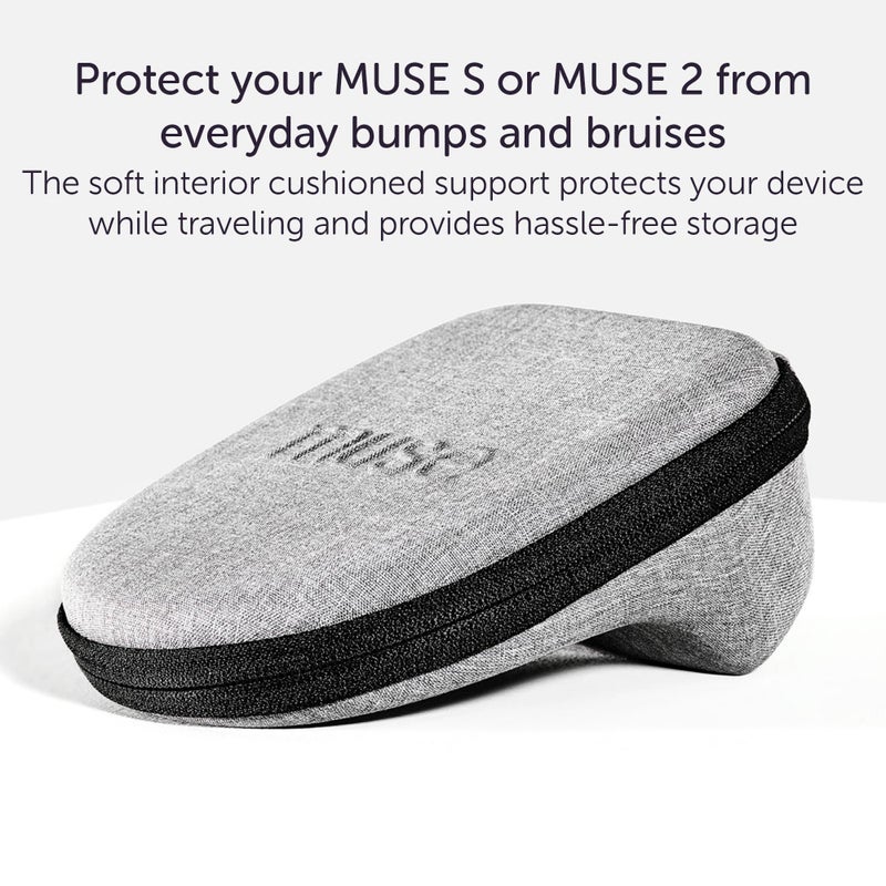 Muse 2 Case | The Brain Sensing Headband Official Storage and Travel Carrying Case | Also Compatible with Original Muse Headband | Storage Case for Biofeedback Devices and Neurofeedback Devices - Image 2