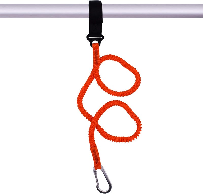 YYST Orange Paddle Leash Paddle Holder Tool Lanyard - No Paddle - Image 1