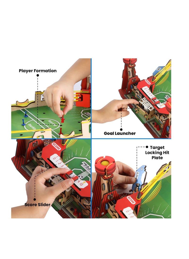 Smartivity DIY Mini Football, Soccer Table STEM Educational Fun Toys for Age 8 to 14 Toy for Boys Girls 8 10 12 14 Science Toy Educational Based  - Image 3