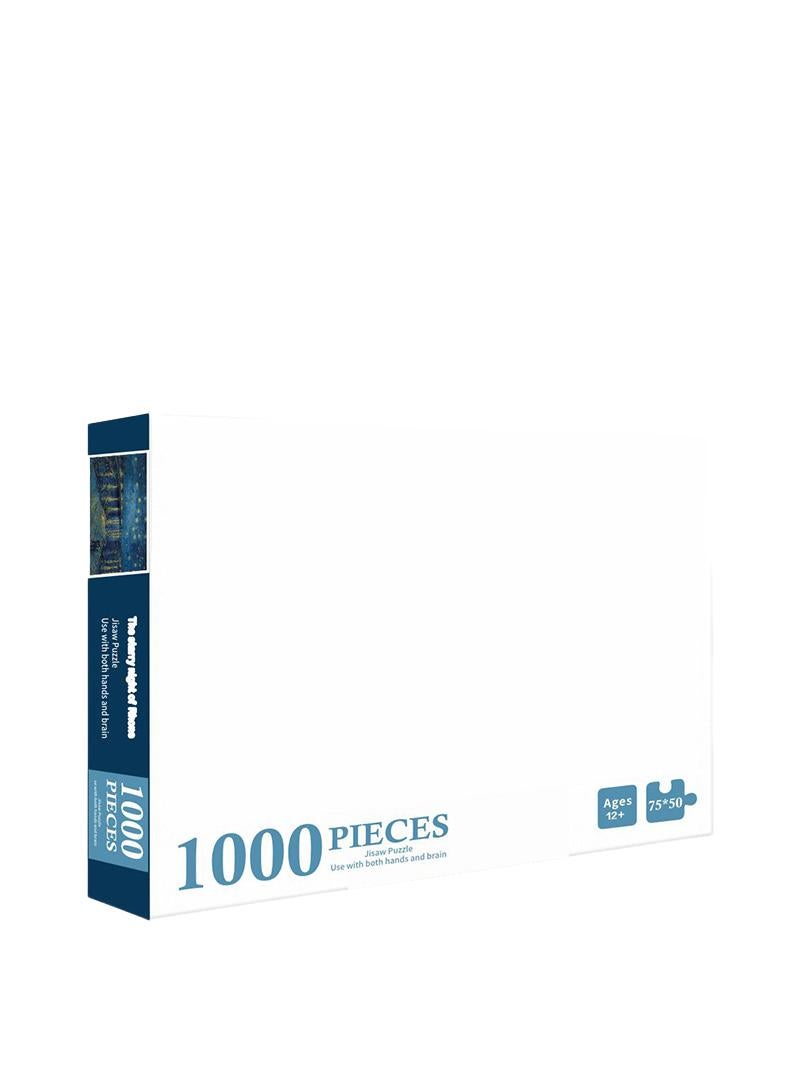Bluejw لعبة ألغاز تعليمية خشبية مكونة من 1000 قطعة - Image 2