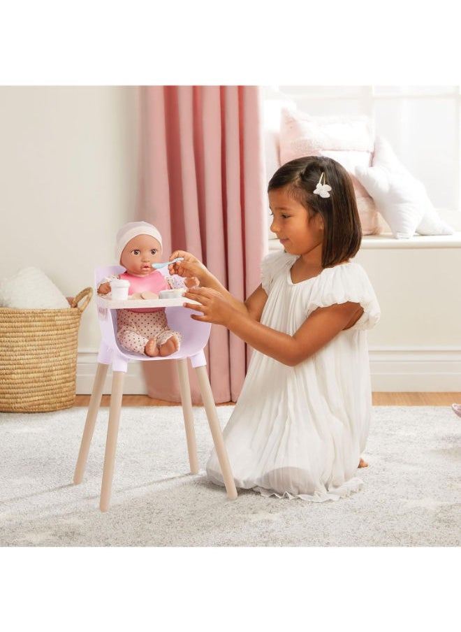 Lullababy Doll High Chair & Feeding Set  - Image 3
