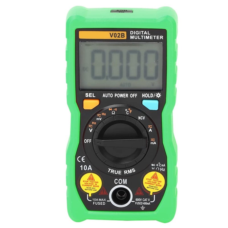 V02B Analog Digital Transistor Tester High Precision Automatic Range Multimeter (Green) - Image 5