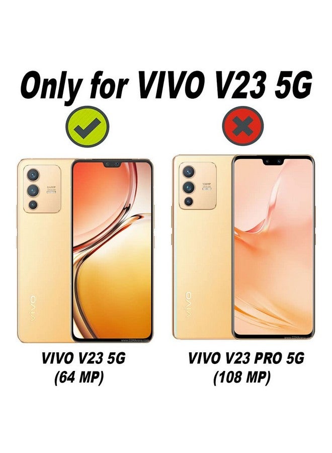 ريل كيس غطاء خلفي REALCASE لهاتف Vivo V23 5G | غطاء خلفي أنيق غير لامع صلب بدون إطار | غطاء خلفي ناعم مقاوم للصدمات من مادة TPU لهاتف Vivo V23 5G (أسود) - Image 2