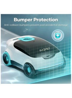 Aiper Aiper - Scuba L1 Cordless Robotic Pool Cleaner for Above-Ground Pools up to 1100sq.ft, Bumper Protection, Automatic Pool Vacuum - White  - Image 4