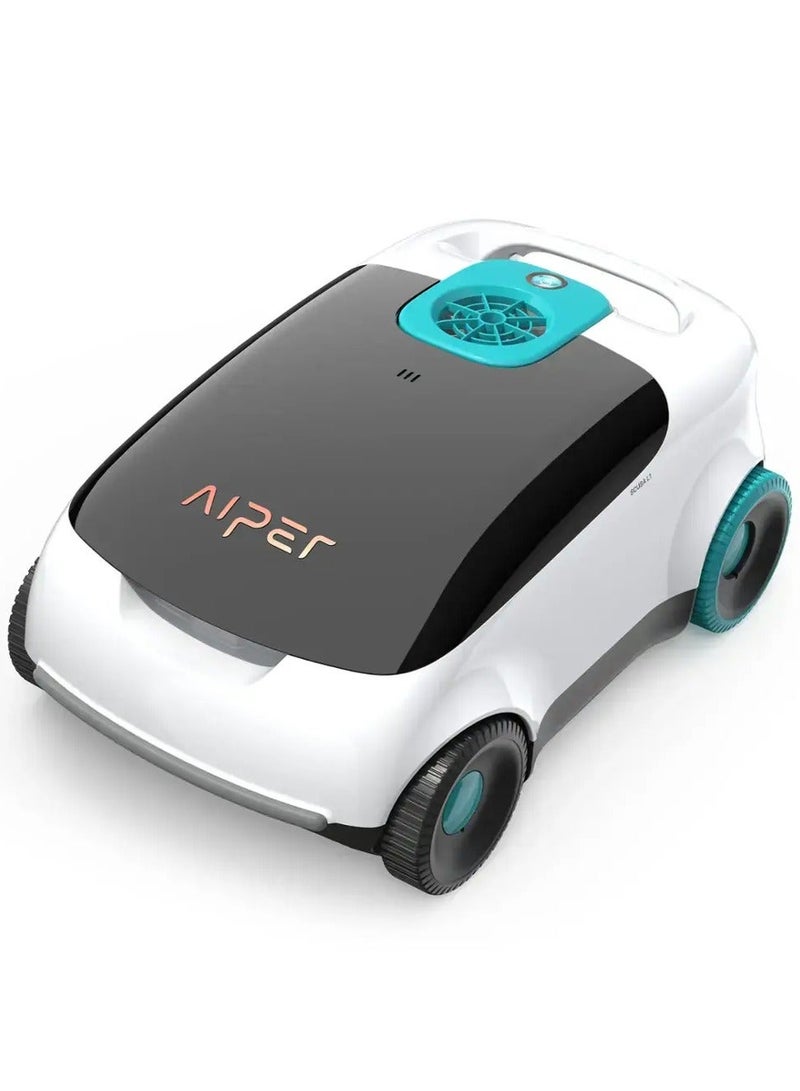 Aiper - Scuba L1 Cordless Robotic Pool Cleaner for Above-Ground Pools up to 1100sq.ft, Bumper Protection, Automatic Pool Vacuum - White - Image 4