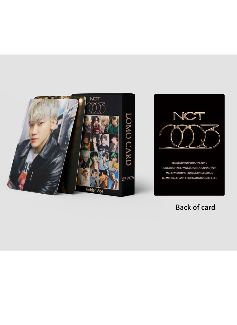 55Pcs NCT 2023 New Single Golden Age Lomo Carad