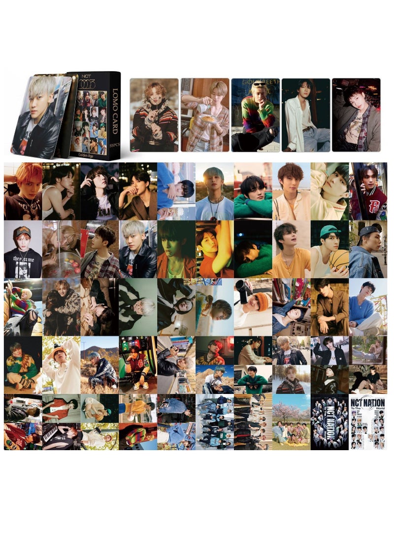 55Pcs NCT 2023 New Single Golden Age Lomo Carad