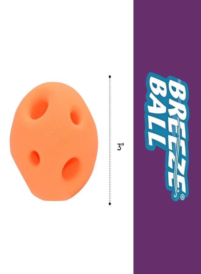 Multipet Breeze Balls for Dog - Bevel Tech Interactive Dog Toy w/Holes for Breathing - Flotable Ball for Dogs - Pet Toy for Chewing & Playing (1 Count, 3”, Random Color Surprise) - Image 5