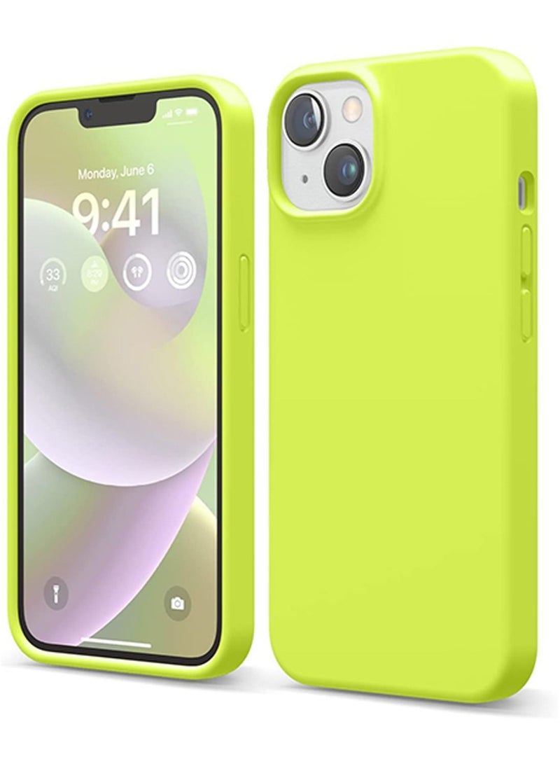 Elago غطاء سيليكون لجهاز آيفون 14 - أصفر نيون