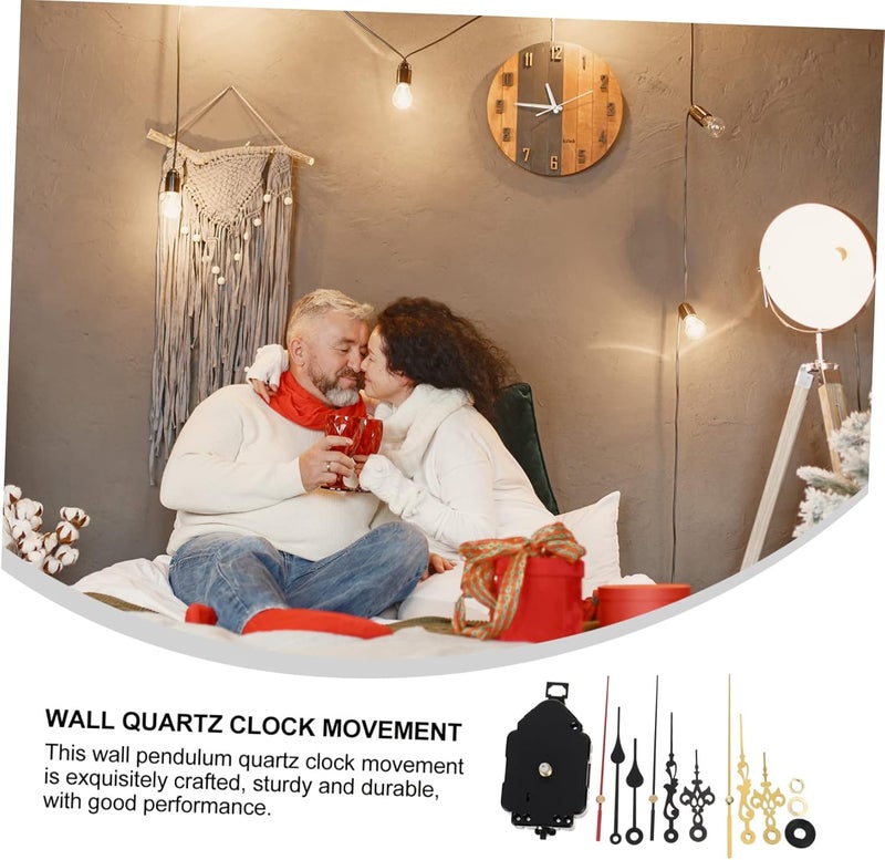 OSALADI Replacement Clock Movement Non-Ticking Hands Quartz Wall Pendulum Clock Mechanism for Decor - Image 4